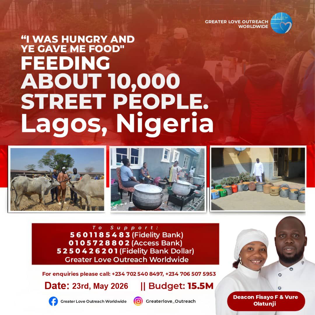 free feeding Outreach – Lagos State